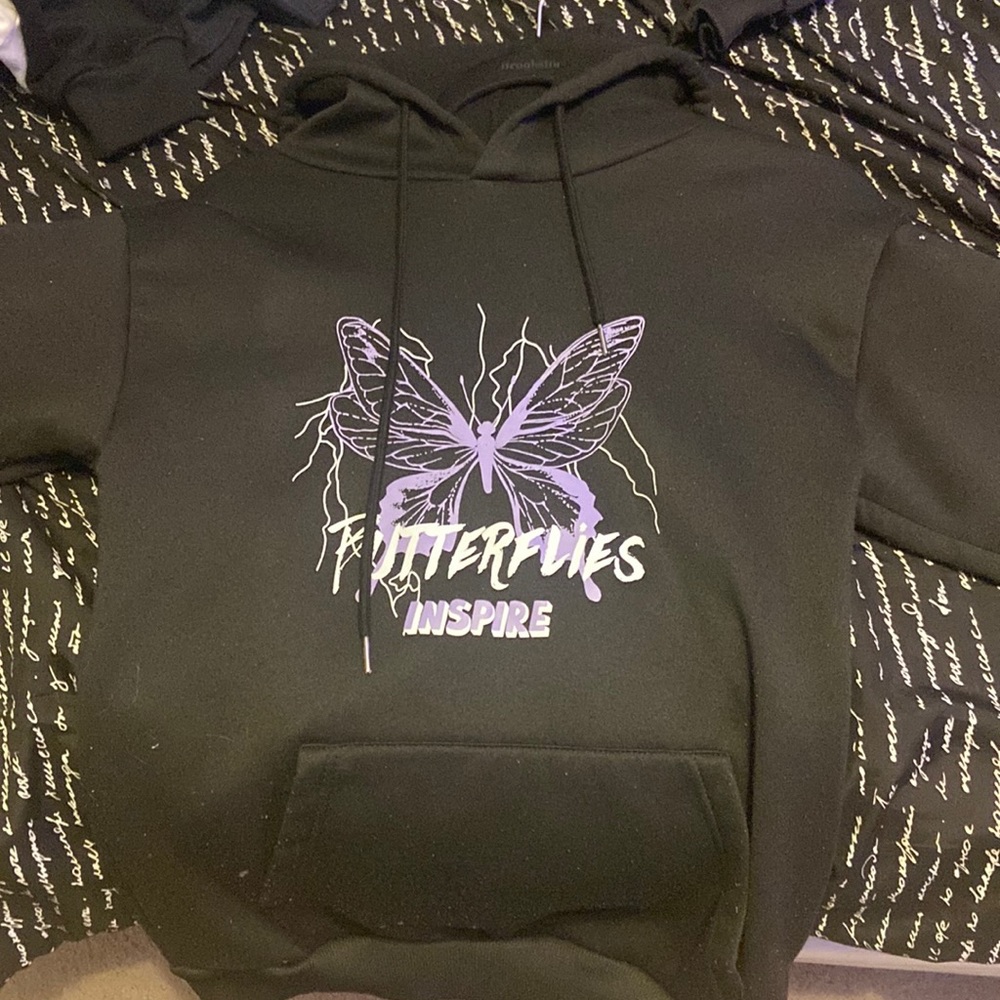 Butterfly inspire sweatshirt